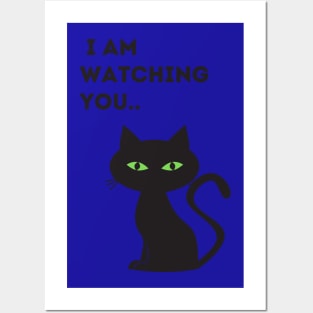 I am watching you.. Posters and Art